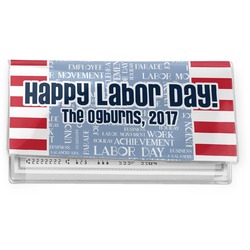 Labor Day Vinyl Checkbook Cover (Personalized)