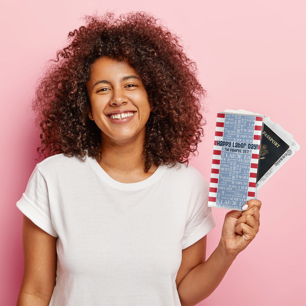 Labor Day Vinyl Document Holder - LIFESTYLE