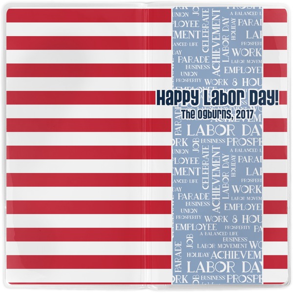 Labor Day Vinyl Document Wallet - Apvl