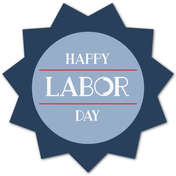 Custom Labor Day Graphic Decal - Small