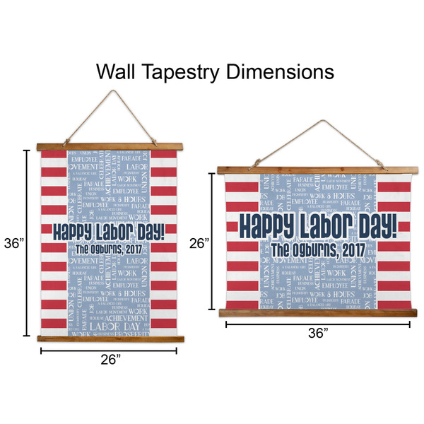 Labor Day Wall Hanging Tapestries - Parent/Sizing