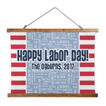 Labor Day Wall Hanging Tapestry - Wide (Personalized)