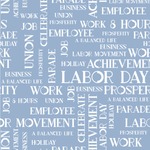 Labor Day Wallpaper & Surface Covering (Peel & Stick 24"x 24" Sample)