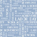 Labor Day Wallpaper & Surface Covering (Water Activated 24"x 24" Sample)