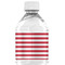 Labor Day Water Bottle Label - Back View