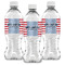 Labor Day Water Bottle Labels - Front View
