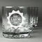 Labor Day Whiskey Glasses Set of 4 - Engraved Front