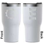 Labor Day RTIC Tumbler - White - Engraved Front & Back (Personalized)