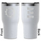 Labor Day White RTIC Tumbler - Front and Back
