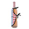 Labor Day Wine Bottle Apron - DETAIL WITH CLIP ON NECK