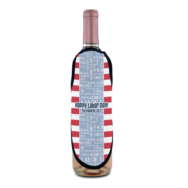 Labor Day Wine Bottle Apron - IN CONTEXT