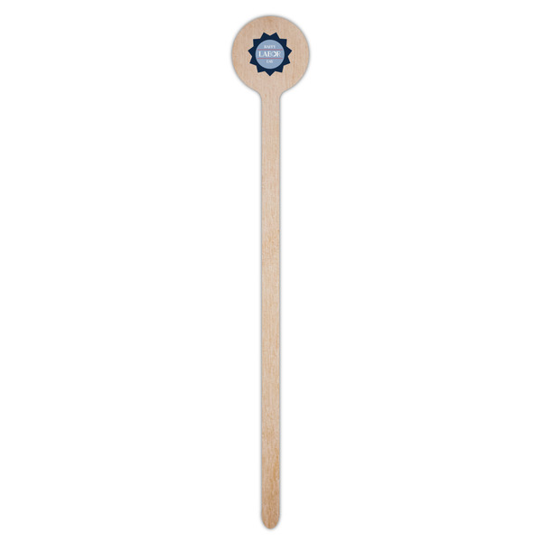 Labor Day Wooden 7.5" Stir Stick - Round - Single Stick