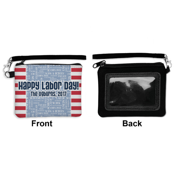 Labor Day Wristlet ID Cases - Front & Back