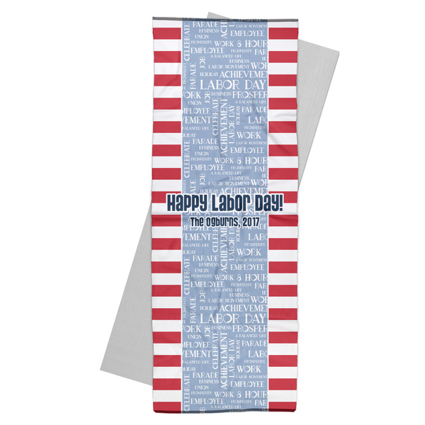 Custom Labor Day Yoga Mat Towel (Personalized)