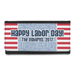 Labor Day Leatherette Ladies Wallet (Personalized)