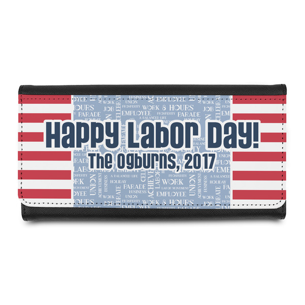 Custom Labor Day Leatherette Ladies Wallet (Personalized)