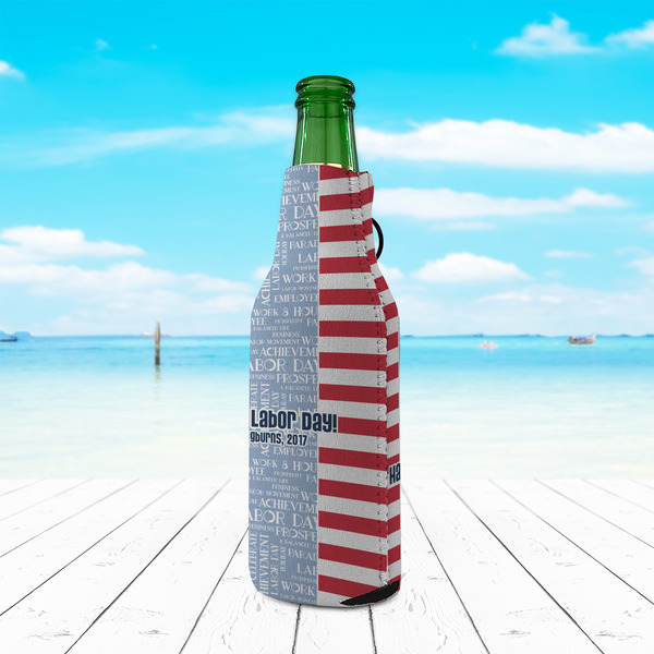 Labor Day Zipper Bottle Cooler - LIFESTYLE