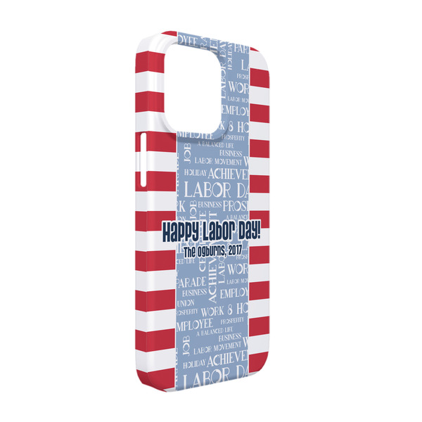 Custom Labor Day iPhone Case - Plastic - iPhone 13 (Personalized)