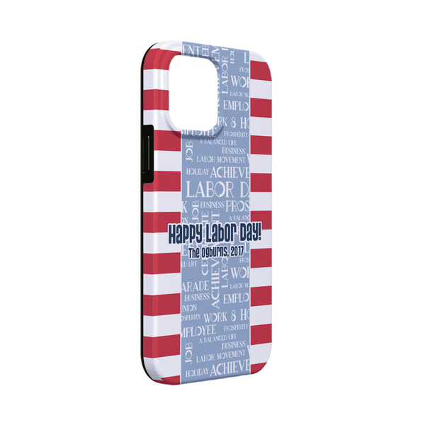 Custom Labor Day iPhone Case - Rubber Lined - iPhone 13 Mini (Personalized)