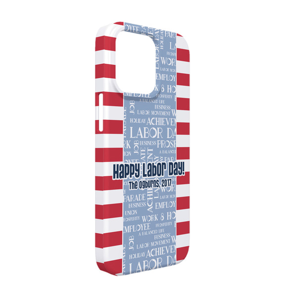 Custom Labor Day iPhone Case - Plastic - iPhone 13 Pro (Personalized)