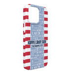 Labor Day iPhone Case - Plastic - iPhone 13 Pro Max (Personalized)