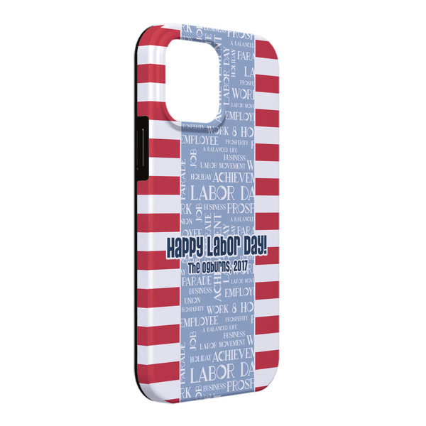 Custom Labor Day iPhone Case - Rubber Lined - iPhone 13 Pro Max (Personalized)