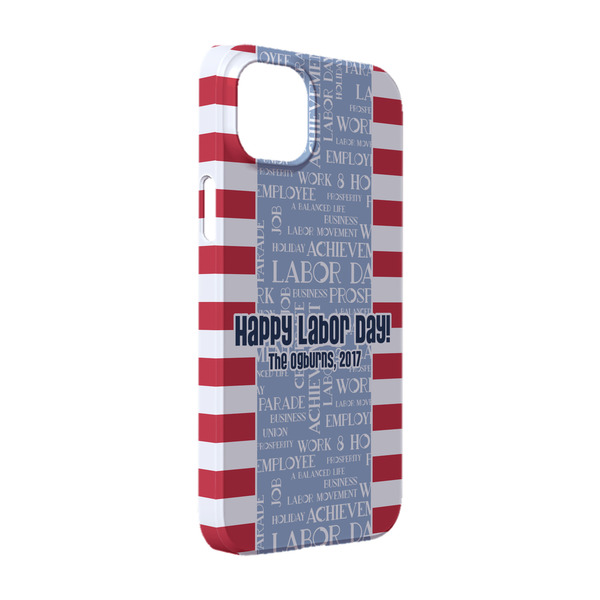 Custom Labor Day iPhone Case - Plastic - iPhone 14 (Personalized)