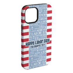 Labor Day iPhone Case - Rubber Lined (Personalized)