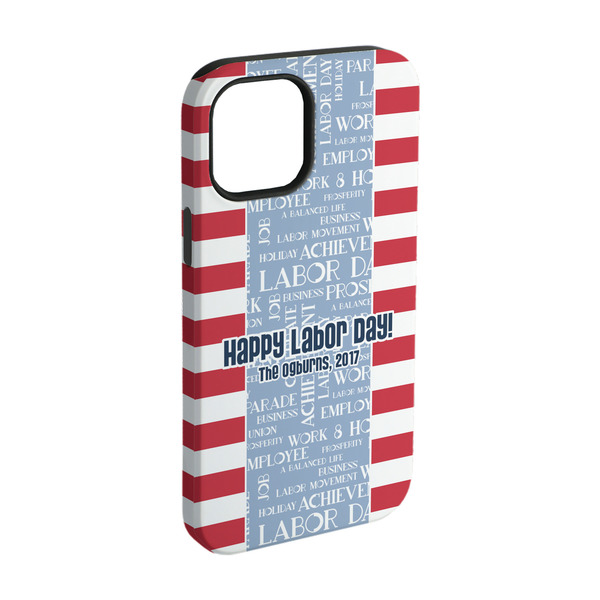 Custom Labor Day iPhone Case - Rubber Lined - iPhone 15 (Personalized)