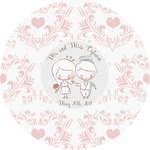 Wedding People Multipurpose Round Labels - 1" (Personalized)