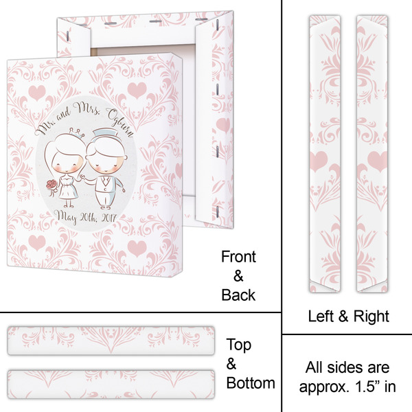 Wedding People 11x14 - Canvas Print - Approval