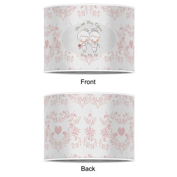 Wedding People 12" Drum Lampshade - APPROVAL (Poly Film)