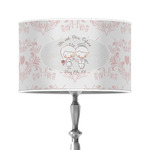 Wedding People 12" Drum Lamp Shade - Poly-film (Personalized)