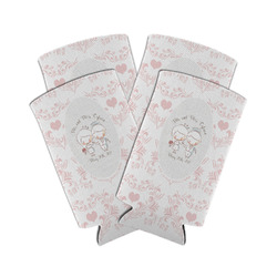 Wedding People Can Cooler (tall 12 oz) - Set of 4 (Personalized)