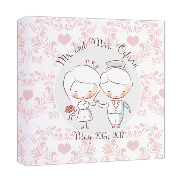 Custom Wedding People Canvas Print - 12x12 (Personalized)