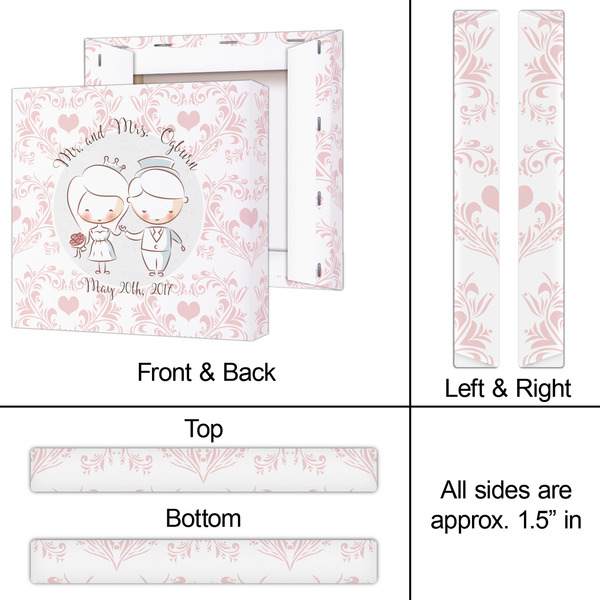 Wedding People 12x12 - Canvas Print - Approval