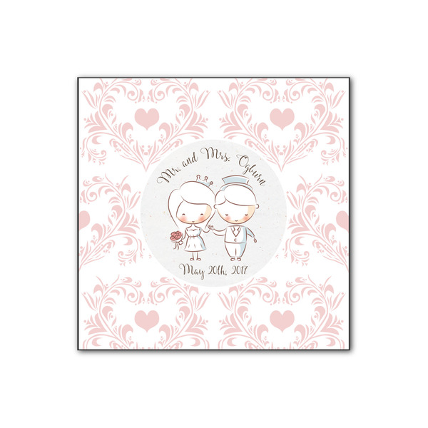 Custom Wedding People Wood Print - 12x12 (Personalized)