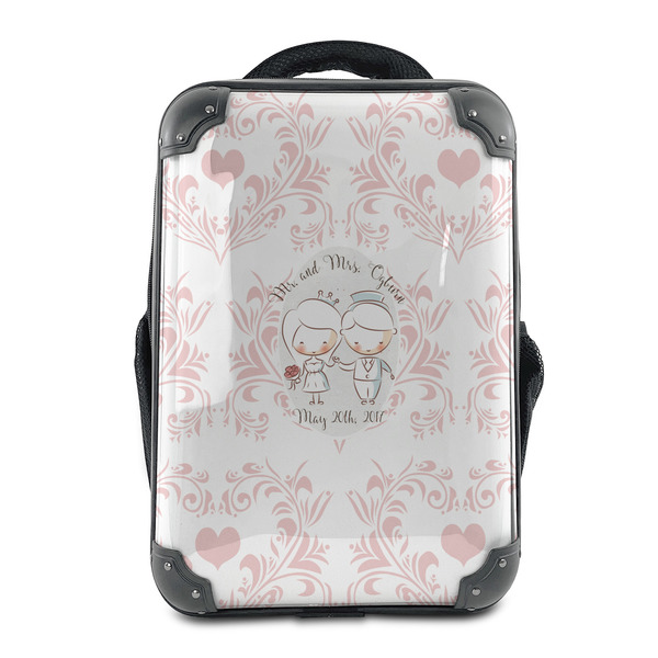 Custom Wedding People 15" Hard Shell Backpack (Personalized)