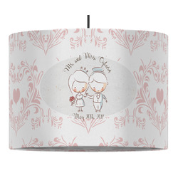 Wedding People Drum Pendant Lamp (Personalized)