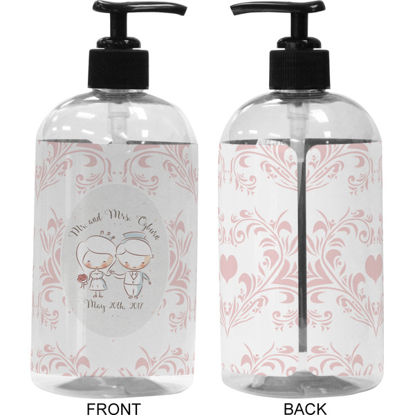 Wedding People 16 oz Plastic Liquid Dispenser (Approval)