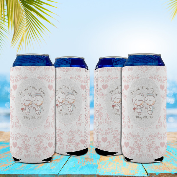 Wedding People 16oz Can Sleeve - Set of 4 - LIFESTYLE