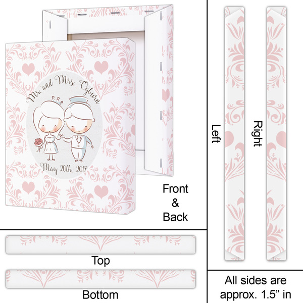 Wedding People 16x20 - Canvas Print - Approval