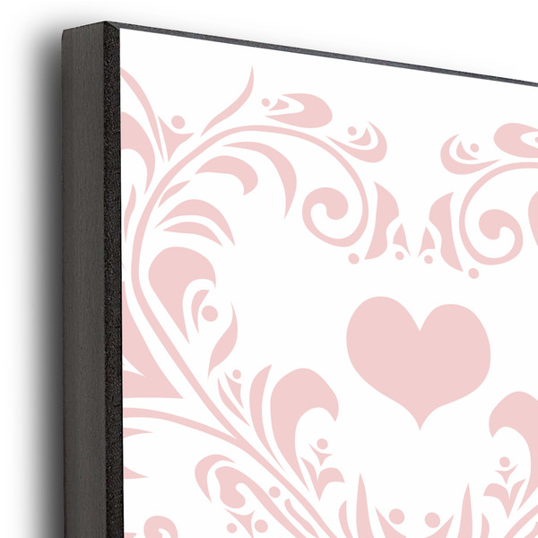 Wedding People 16x20 Wood Print - Closeup