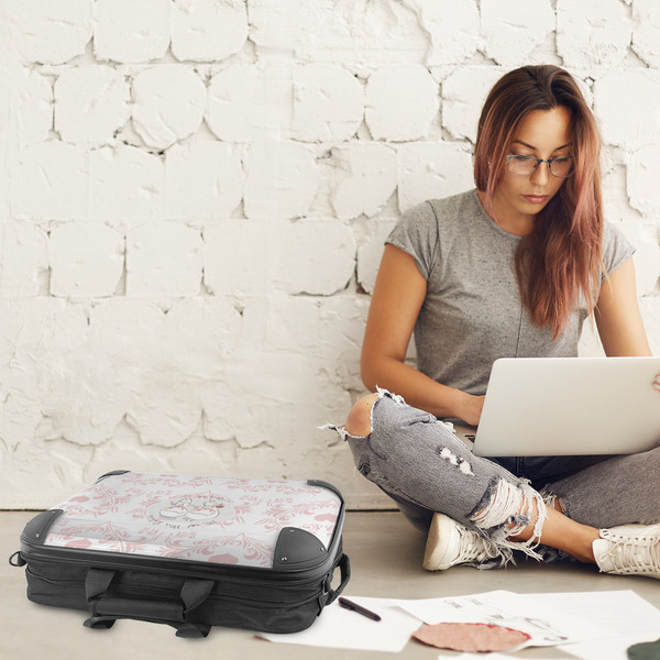 Wedding People 18" Laptop Briefcase - LIFESTYLE