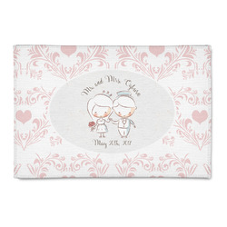 Wedding People 2' x 3' Indoor Area Rug (Personalized)