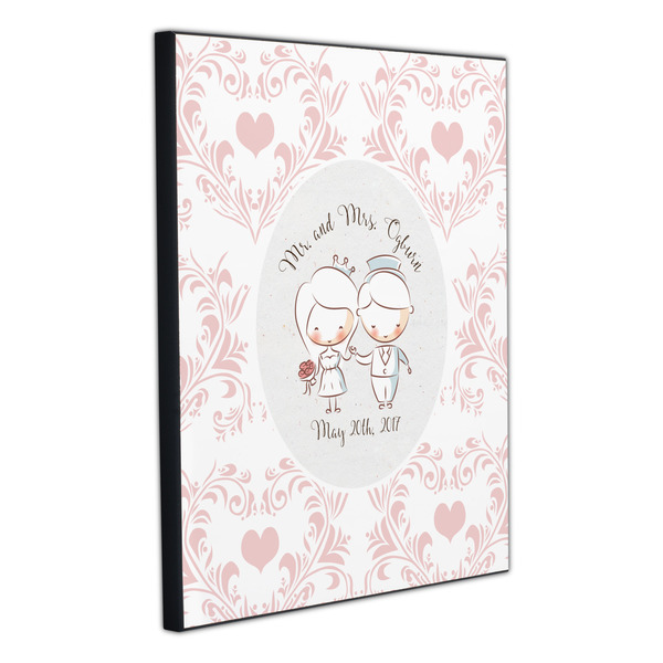 Wedding People 20x24 Wood Print - Angle View