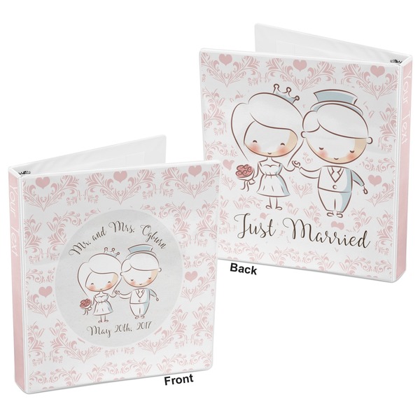 Wedding People 3-Ring Binder Front and Back