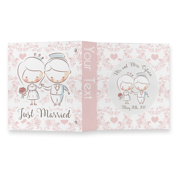 Wedding People 3 Ring Binders - Full Wrap - 1" - OPEN OUTSIDE