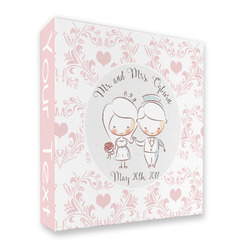 Wedding People 3 Ring Binder - Full Wrap (Personalized)