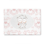 Wedding People 4' x 6' Indoor Area Rug (Personalized)